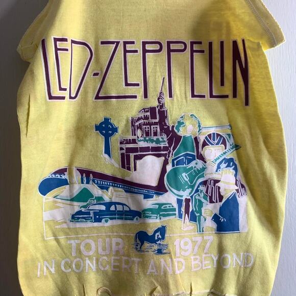 1977 LED ZEPPELIN U.S. Tour single stitch tank top sleeveless tee shirt 14 - Picture 3 of 6
